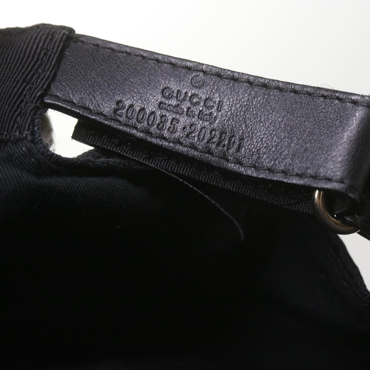 GUCCI GG Canvas Web Sherry Line Cap L Size Red Black Green 200035 60126