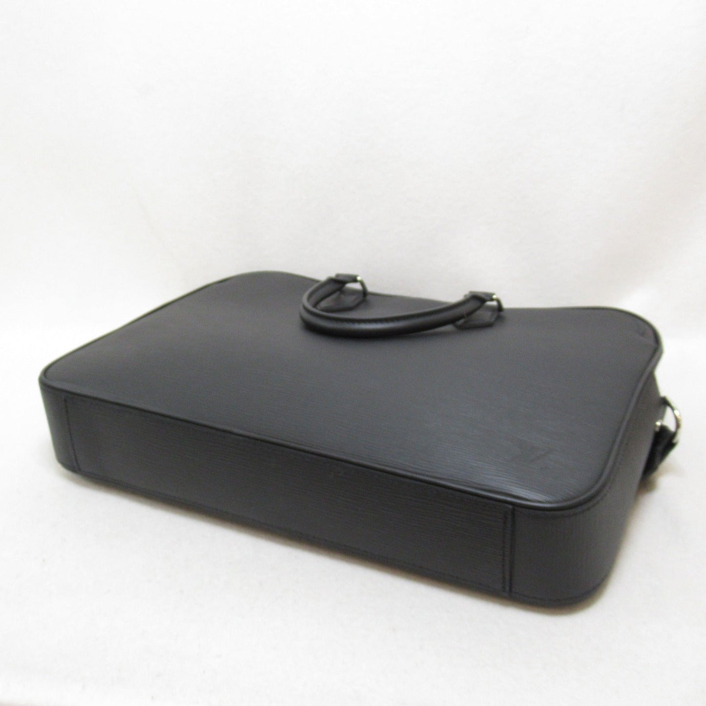 Louis Vuitton Louis Vuitton Dandy Briefcase MM Business Bag Business Bag PVC Coated Linen Taiga Men Black M54404