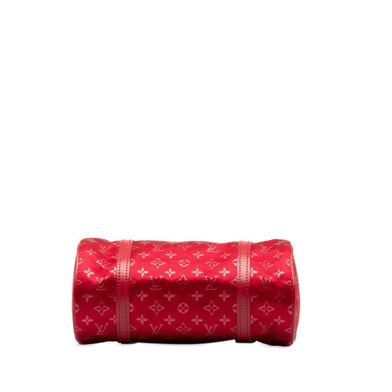 Louis Vuitton Monogram Satin Little Papillon Handbag Mini Handbag M92353 Rouge Red Satin Leather Louis Vuitton