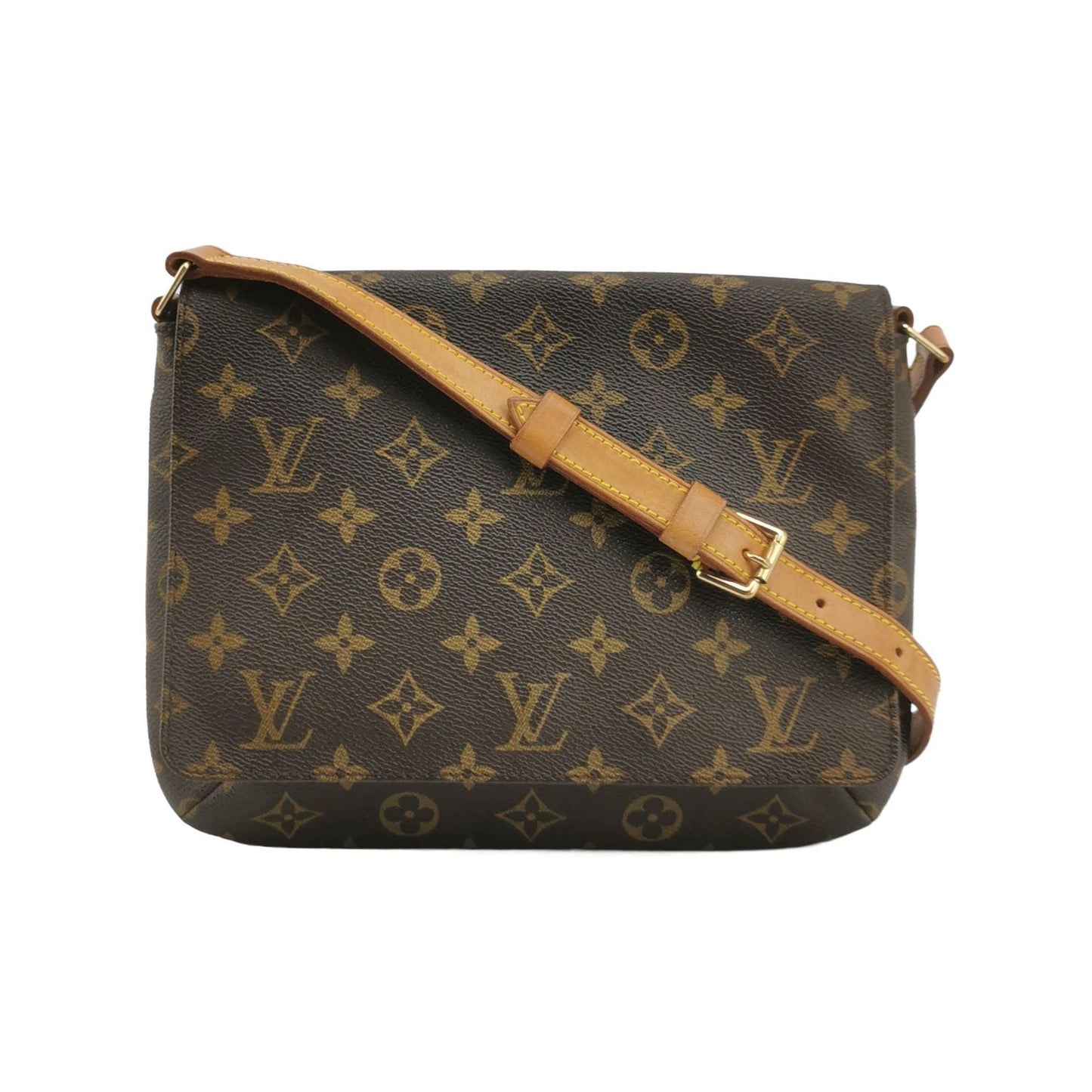 Preloved GLM-Musette Wang Fei Bag Monogram Print Flap Shoulder Bag 250506781181295