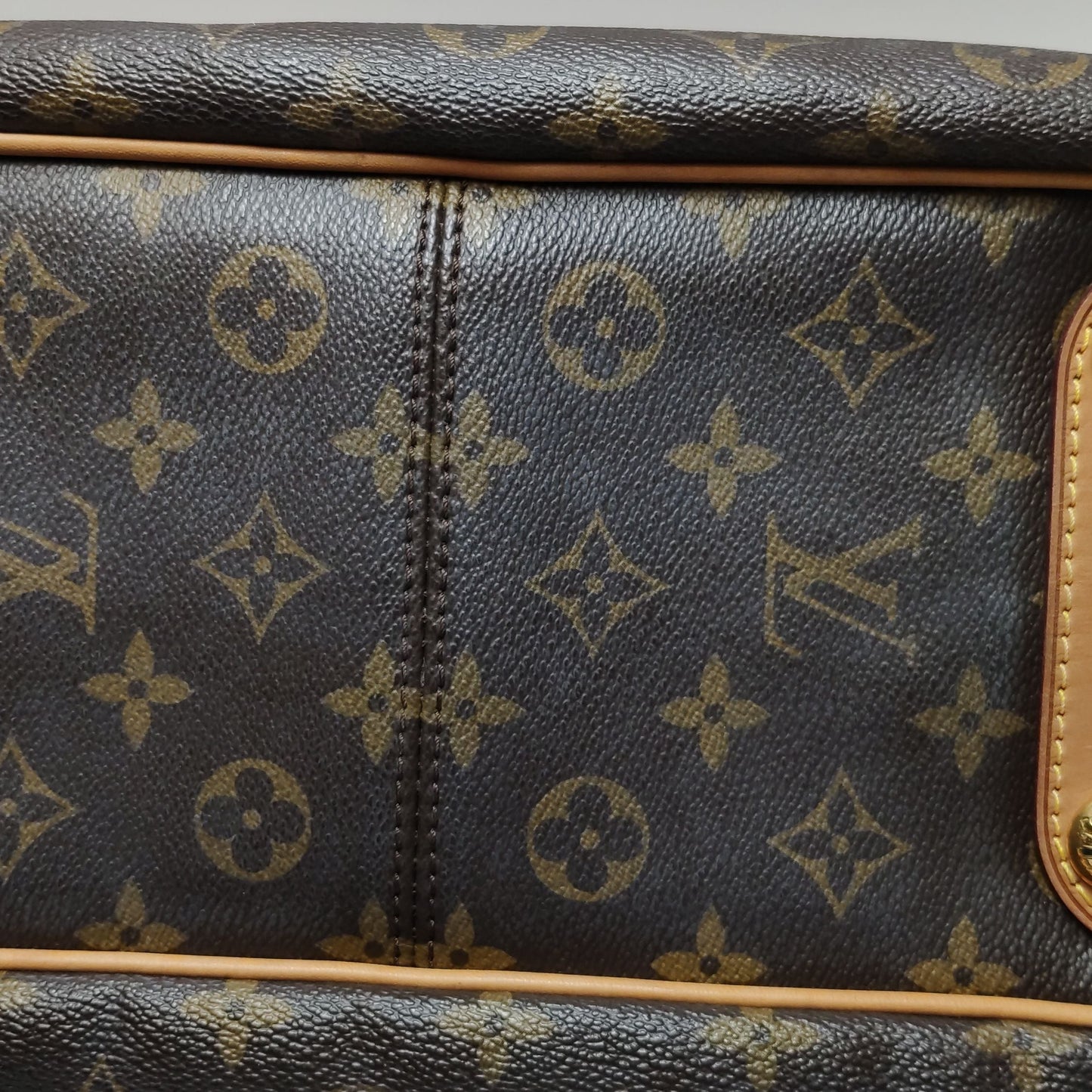 Preloved GLM-Galliera Large Monogram Canvas Pumpkin Shoulder Bag 250507781181960