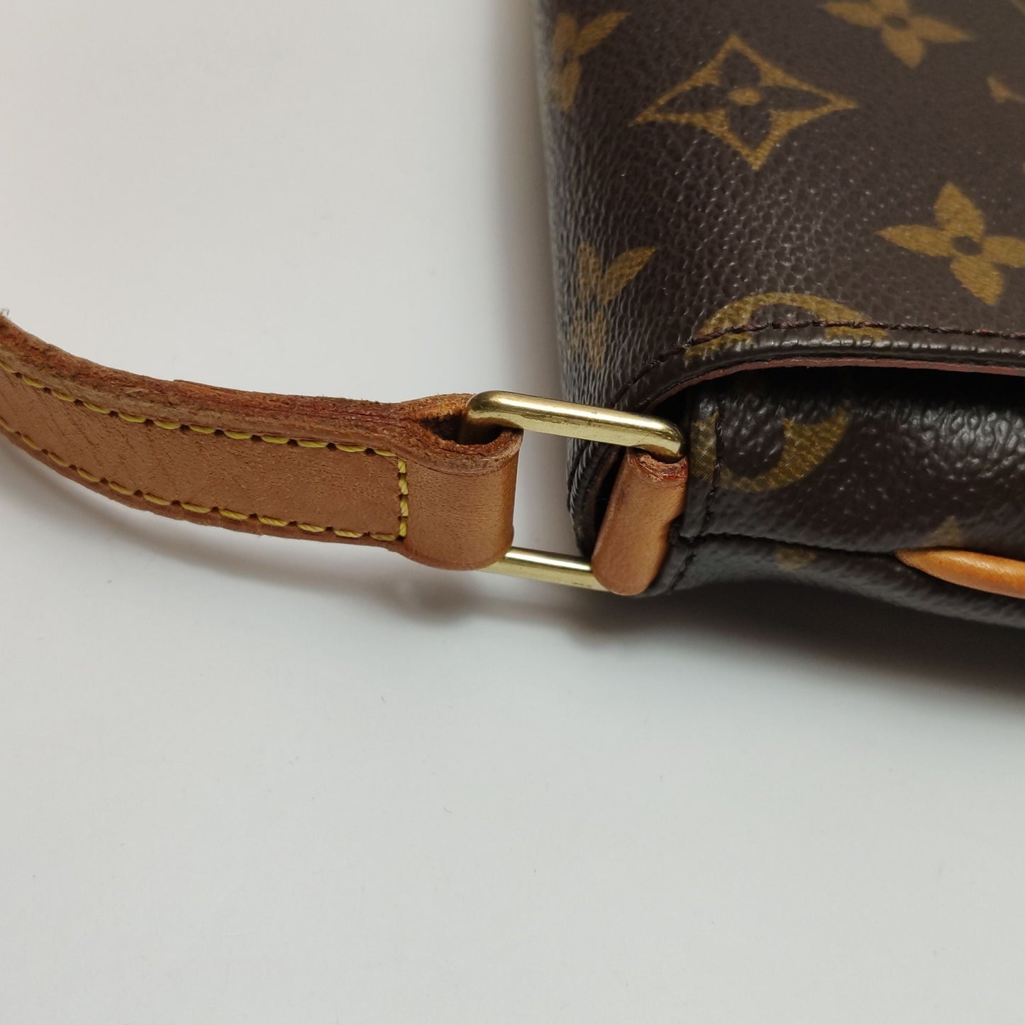 Preloved GLM-Musette Wang Fei Bag Monogram Print Flap Shoulder Bag 057850400210