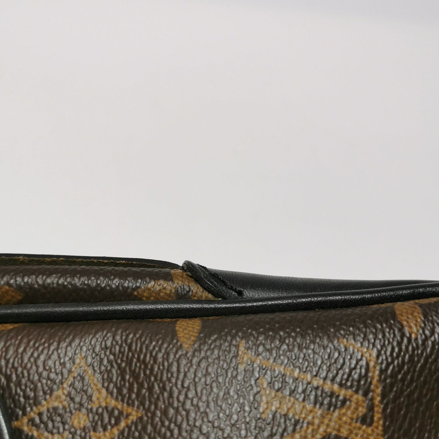 Preloved GLM-Macassar Leather Monogram Flap Shoulder Bag Crossbody Bag 250430781172828