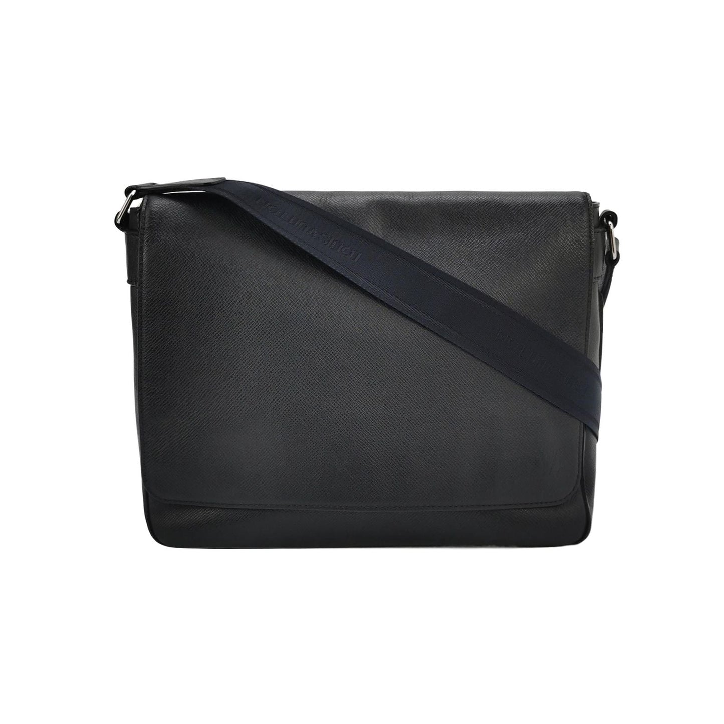 Preloved GLM-Roman Leather Flap Crossbody Shoulder Bag 250428781170034