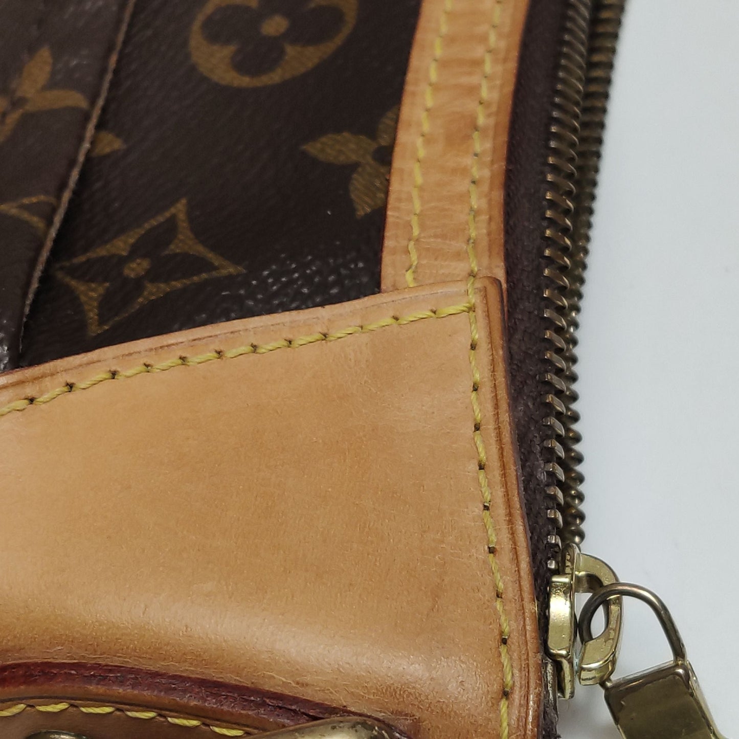 Preloved GLM-Odeon Small Leather Monogram Crossbody Bag 250415781149717