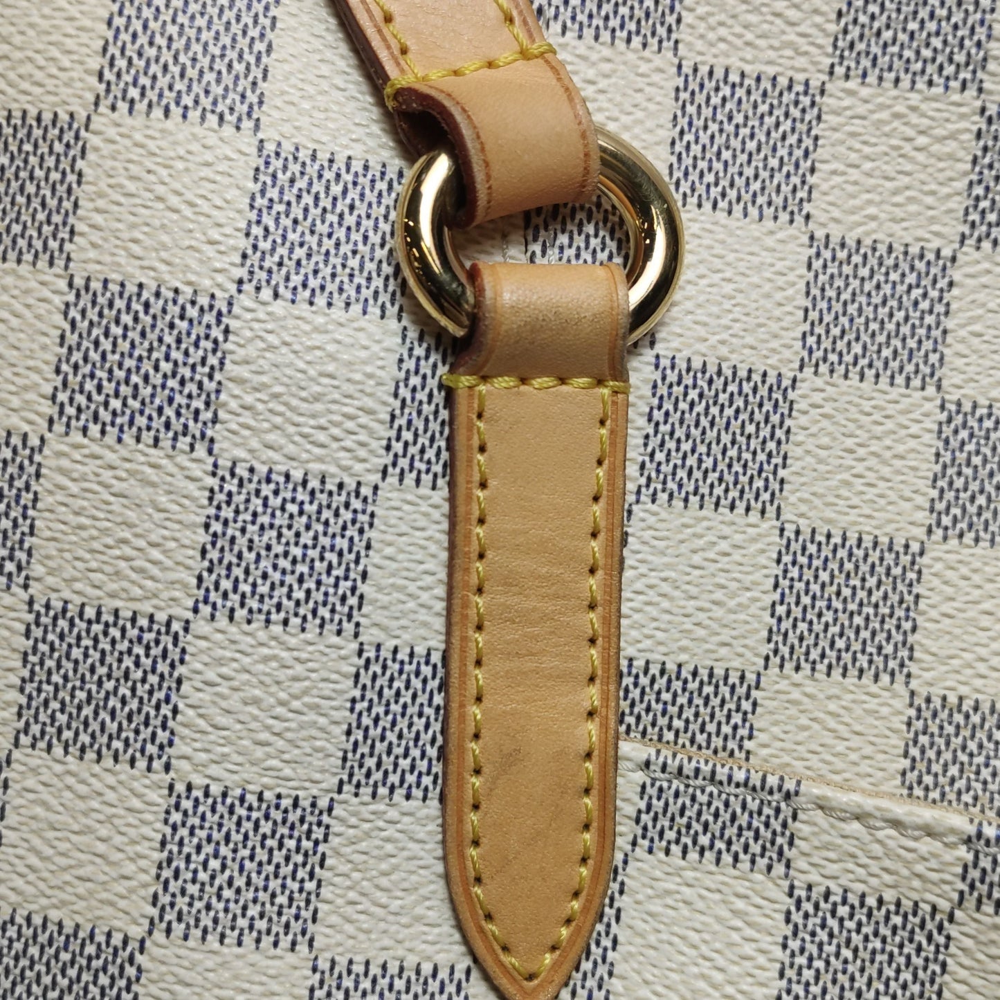 Preloved GLM-Totally Damier Canvas Shoulder Bag 250417781153252