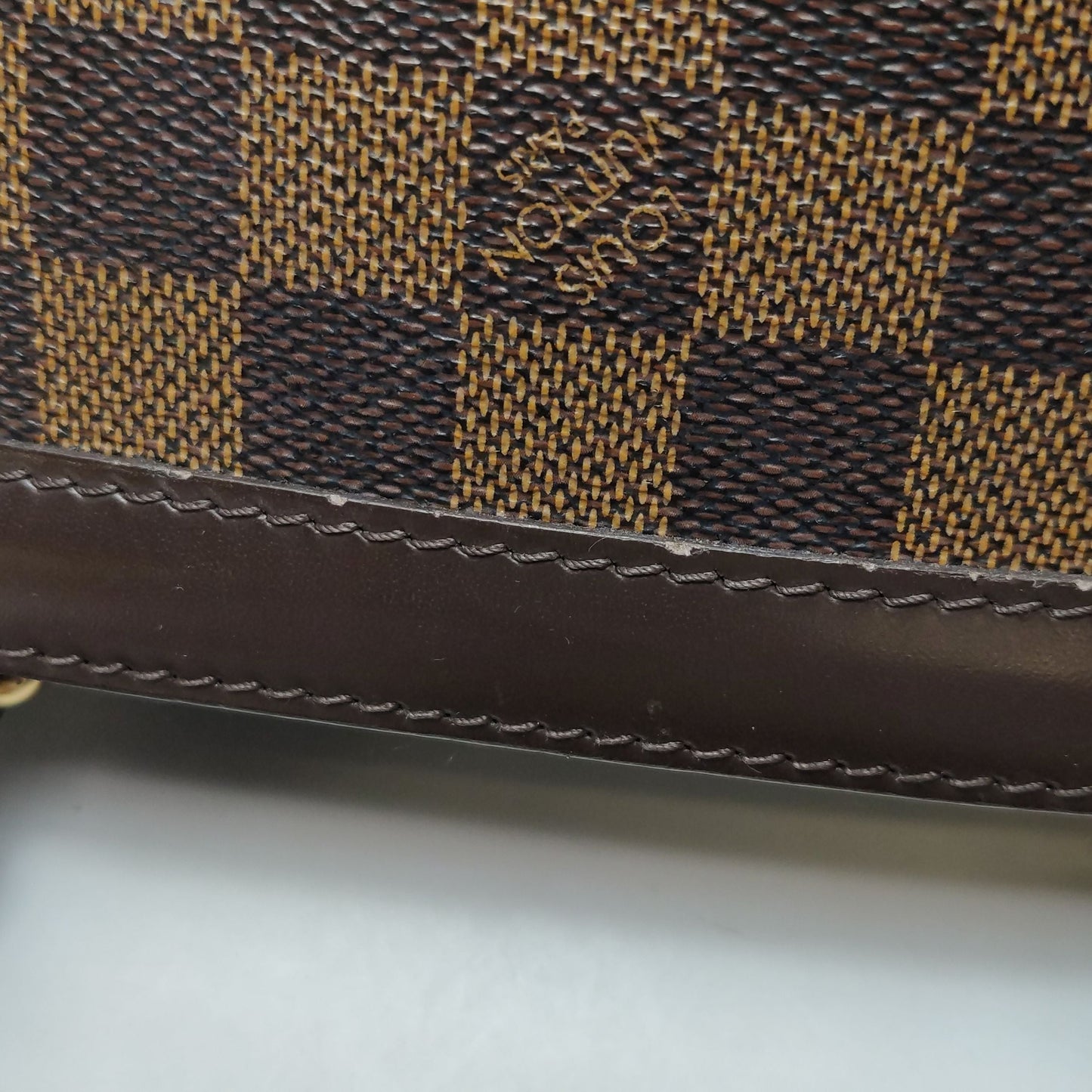 Preloved GLM-Trevi Damier Canvas Shoulder Bag 250410781142347