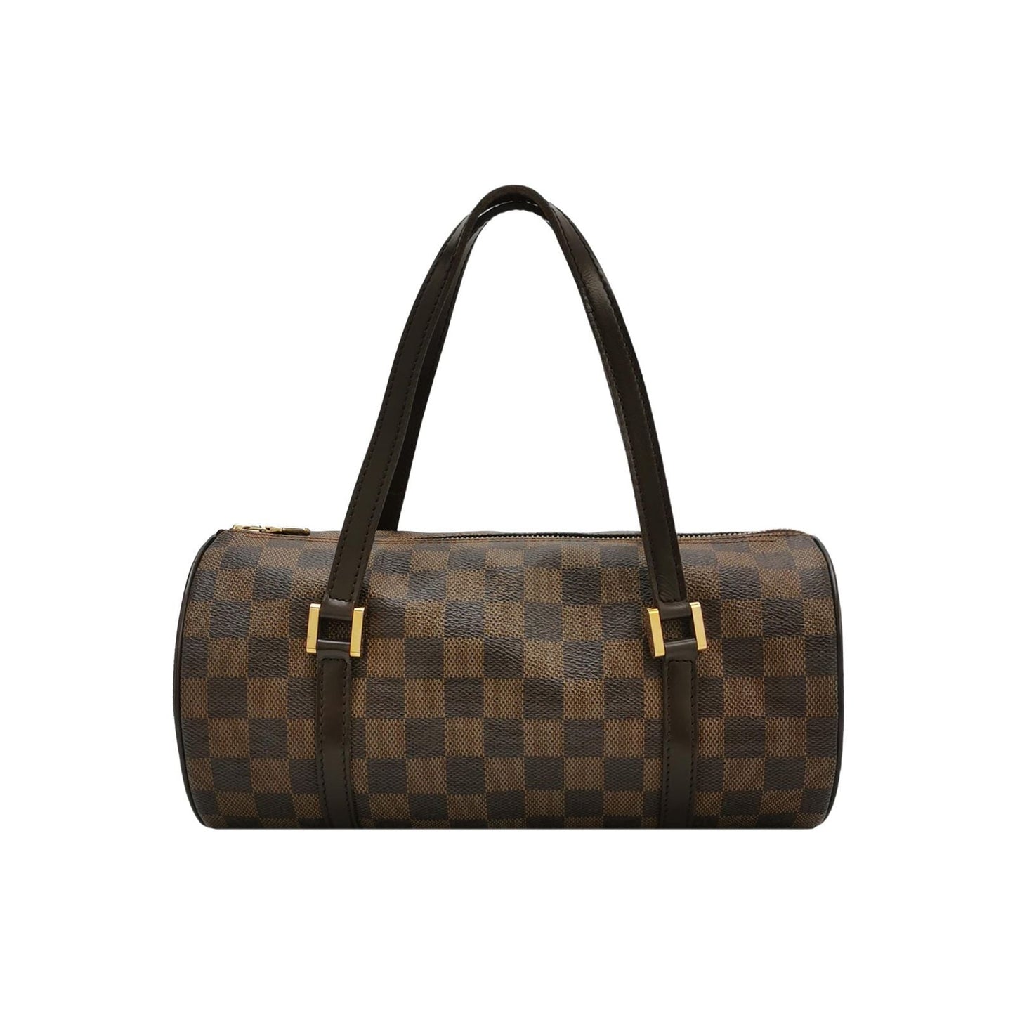 Preloved GLM-Papillon Medium Checkerboard Cylinder Bag 250328781124581
