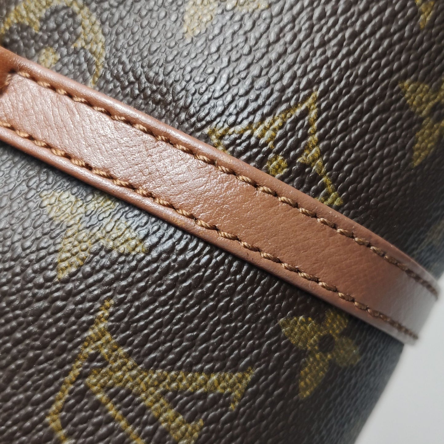 Preloved GLM-Papillon Medium Monogram Canvas Round Bag Handbag 250328781124458