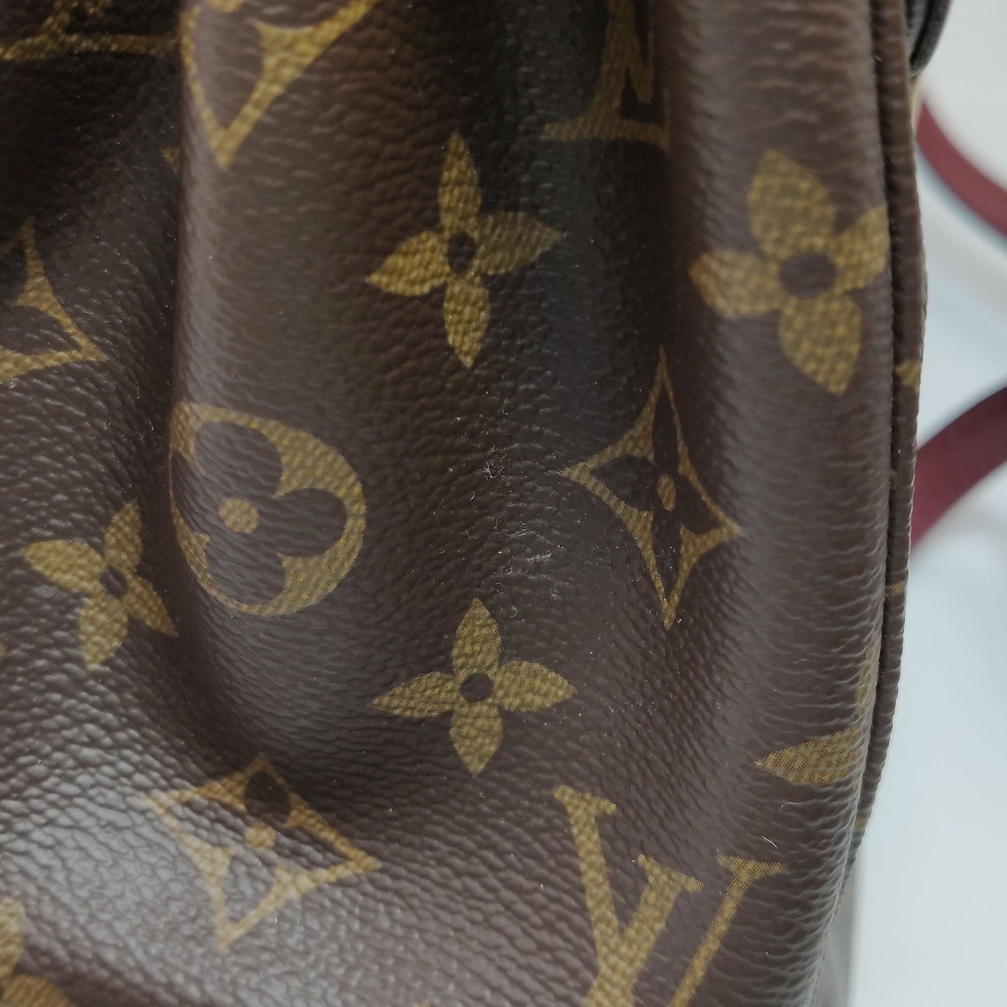 Preloved GLM-Venus Leather Monogram Reversible Flap Shoulder Bag Crossbody Bag 250523781204894