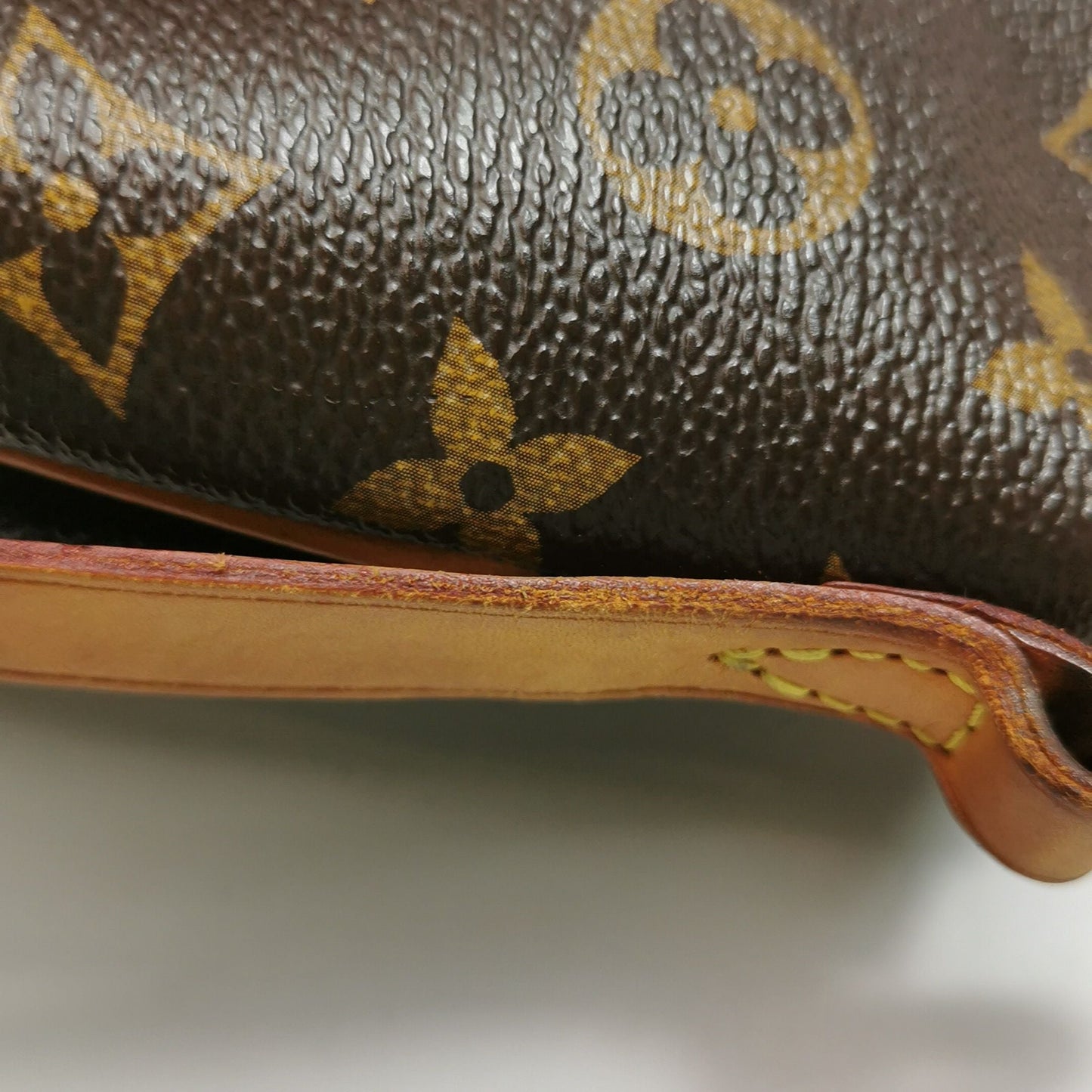 Preloved GLM-Turenne Small Monogram Canvas Pleated Crossbody Bag 250516781195156