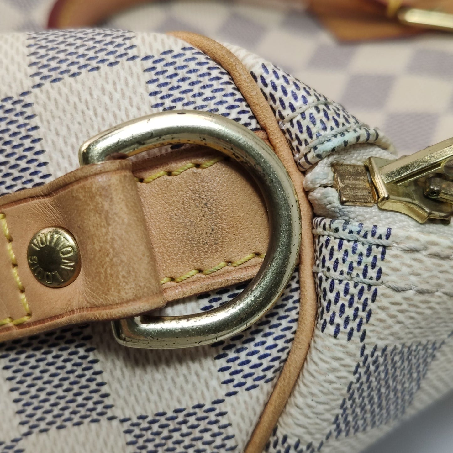 Preloved GLM-Speedy 30 Damier Canvas Boston Bag Shoulder Bag Crossbody Bag 250427781167485