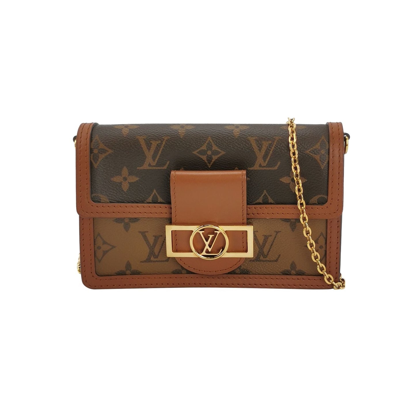 Preloved GLM-Dauphine Mini Monogram Empreinte Leather Crossbody Bag 250416781151127