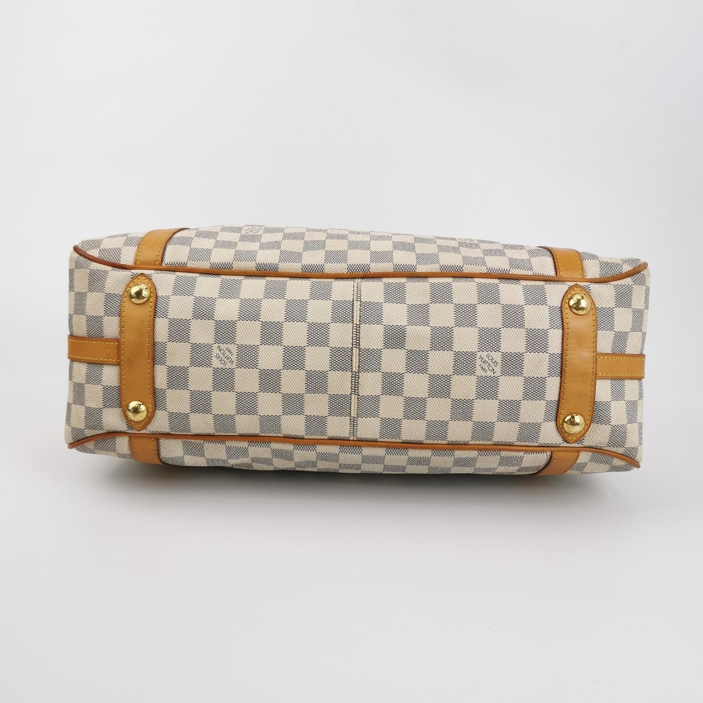 Preloved GLM-Stresa Checkered Leather Shoulder Bag 250527781210280