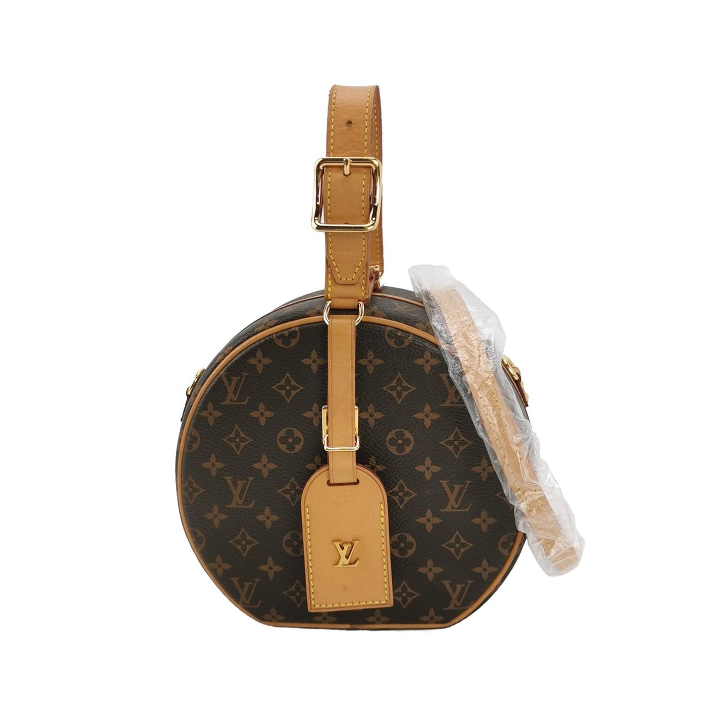Preloved GLM-Boite Chapeau Small Monogram Canvas Round Bag Crossbody Bag 250527781209960