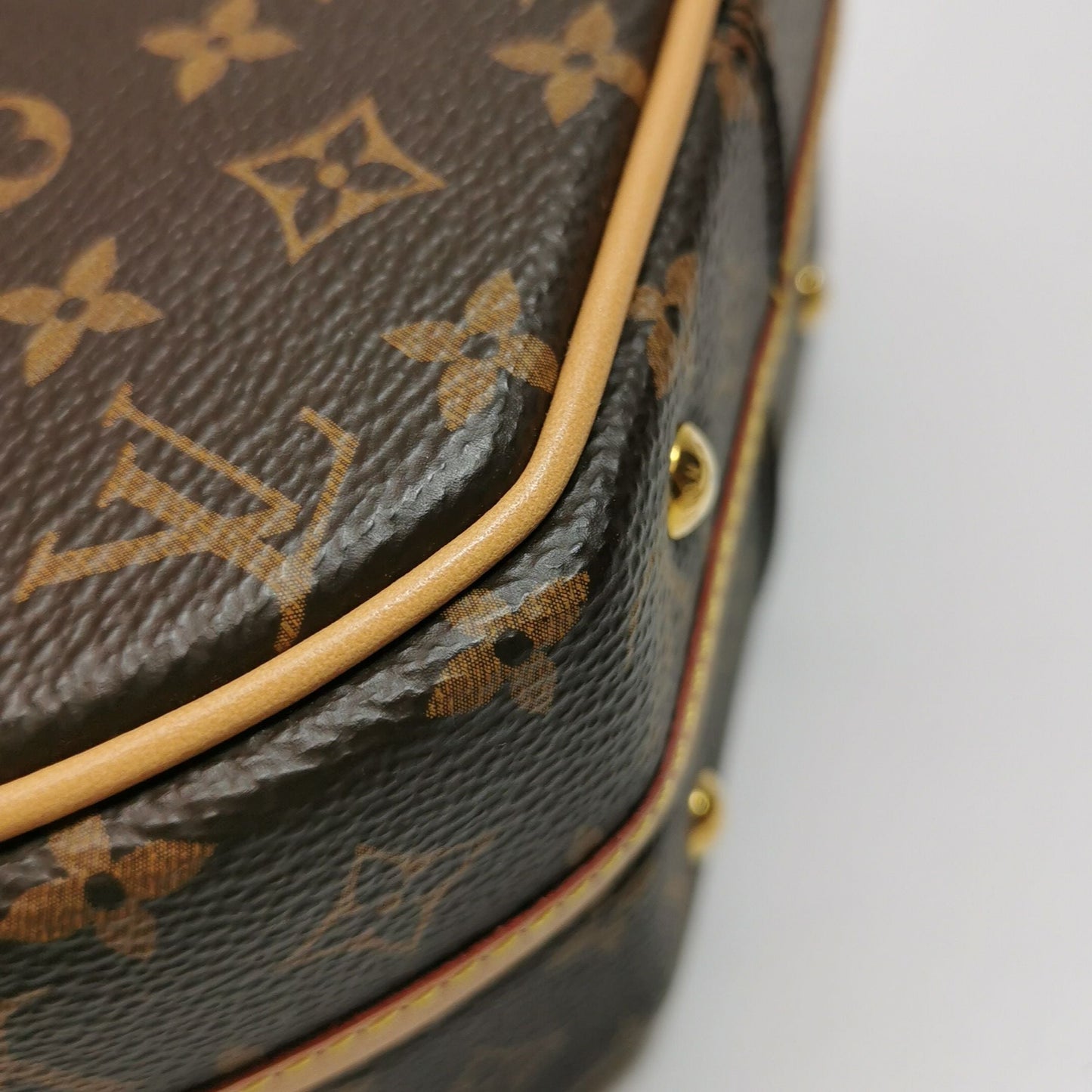 Preloved GLM-Boite Chapeau Small Monogram Print Round Bag Crossbody Bag 250401781130429
