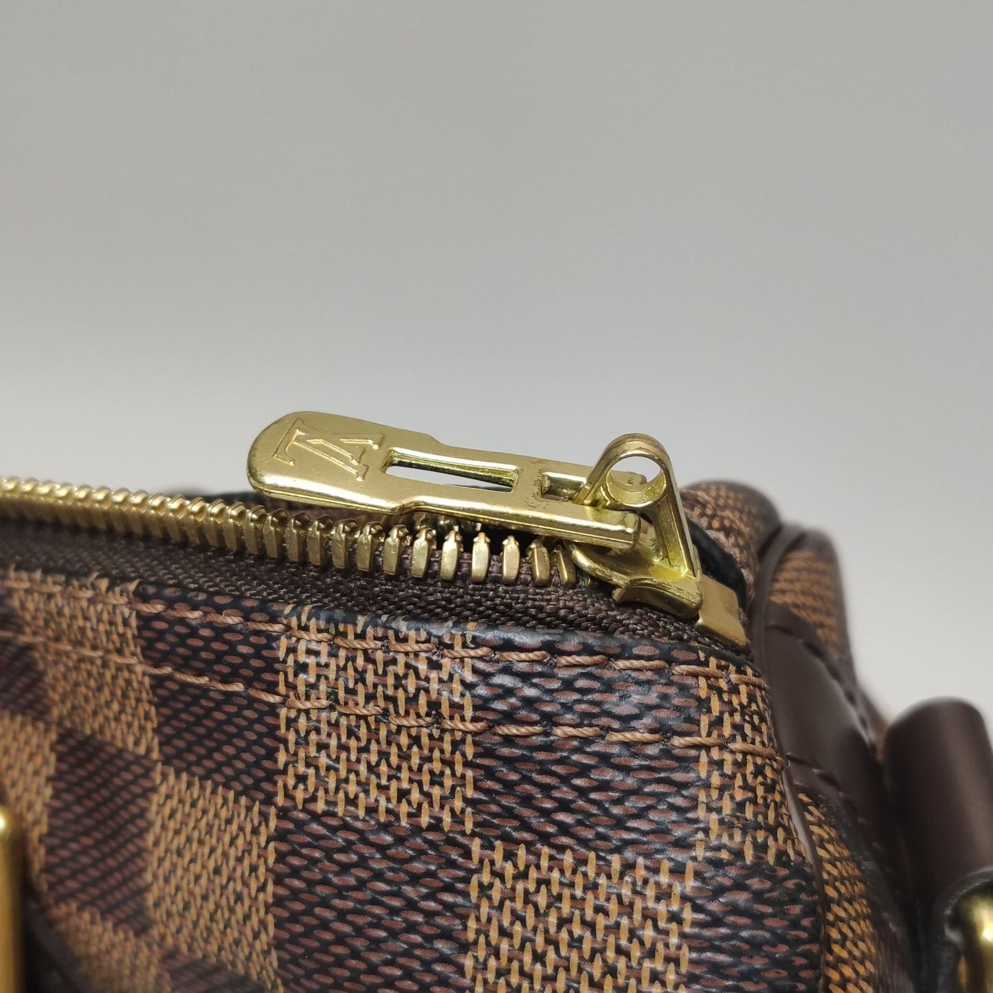 Preloved GLM-Speedy 30 Damier Ebene Boston Shoulder Bag 250603781220410