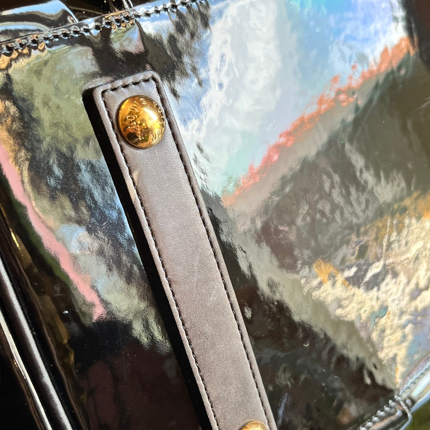 LOUIS VUITTON Limited Edition Stephen Embossed Monogram Calfskin Satchel Bag