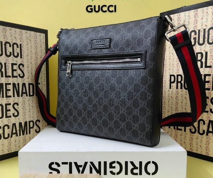 GLM-- Black Messenger Bag