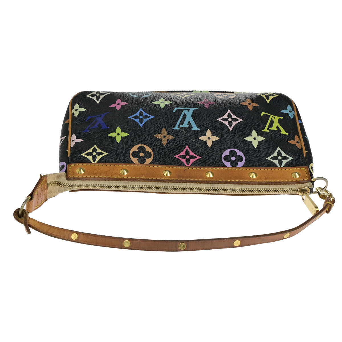 Louis Vuitton Pochette Accessoires Canvas Clutch Bag