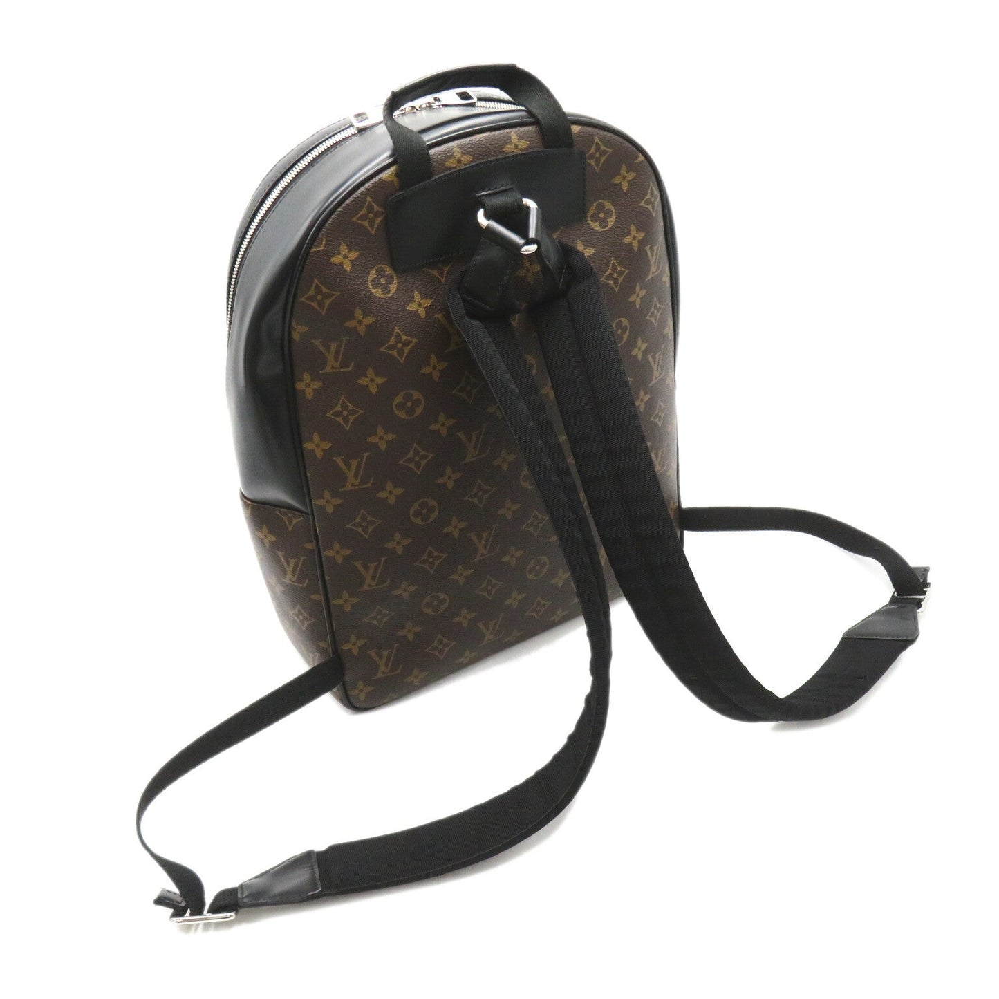 Louis Vuitton Josh N.V. Backpack Backpack Backpack Bag PVC Canvas Monogram Makassar Mens Brown M45349