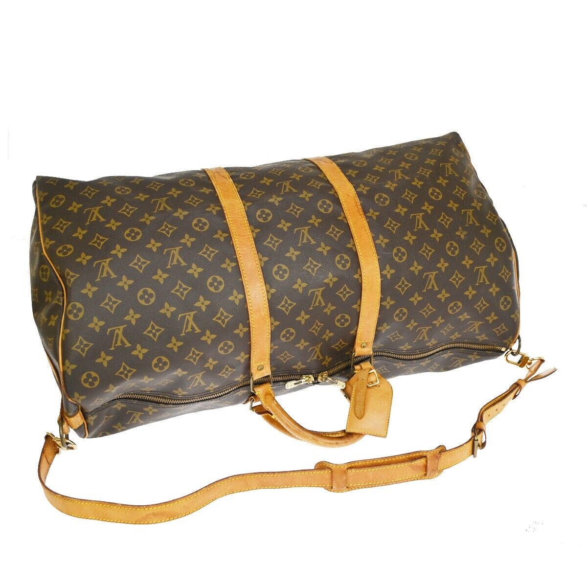 Louis Vuitton Keepall Bandoulière 60 Canvas Handbag ()