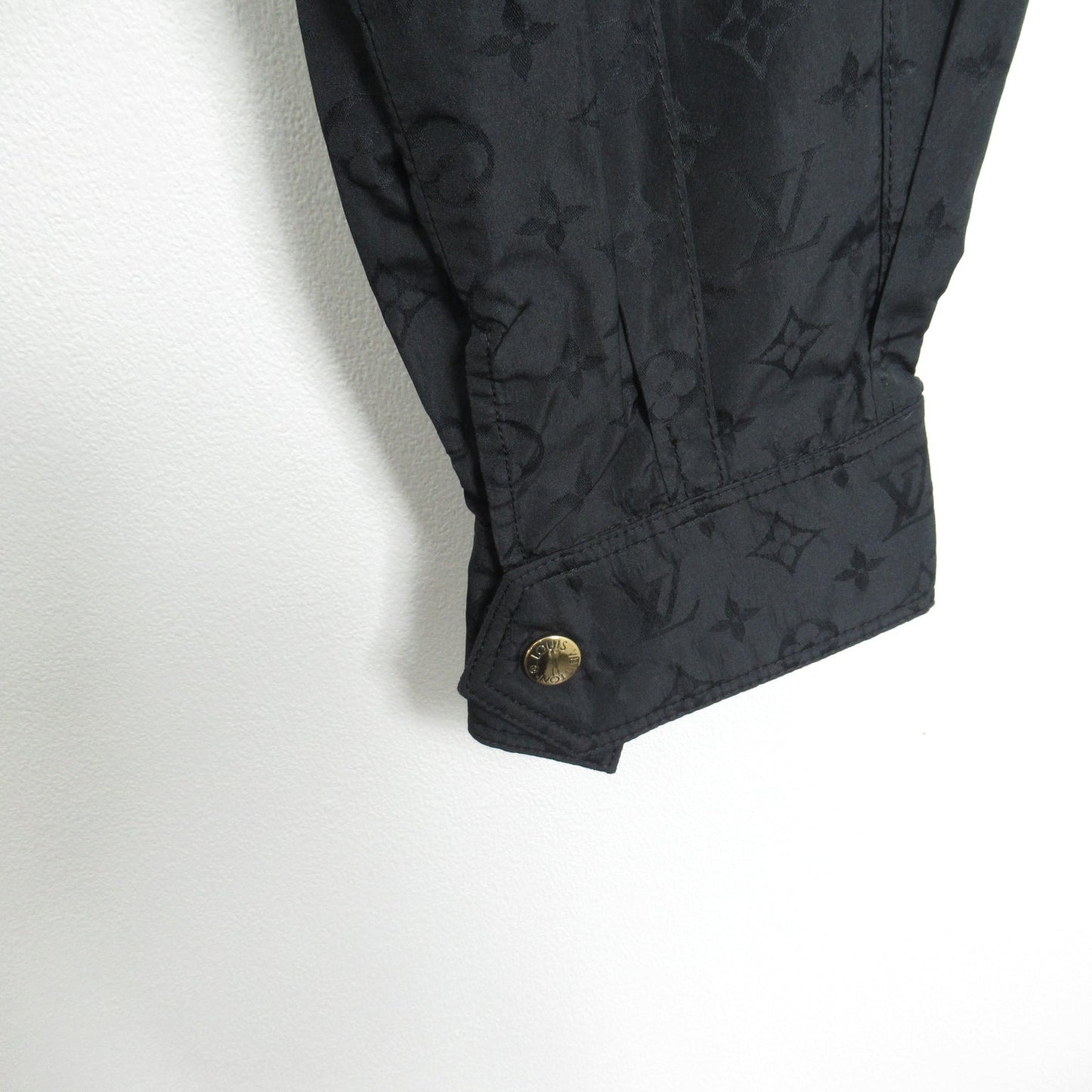 Louis Vuitton Pants (2022SS) Pants Bottoms Polyester Silk Black CA36929