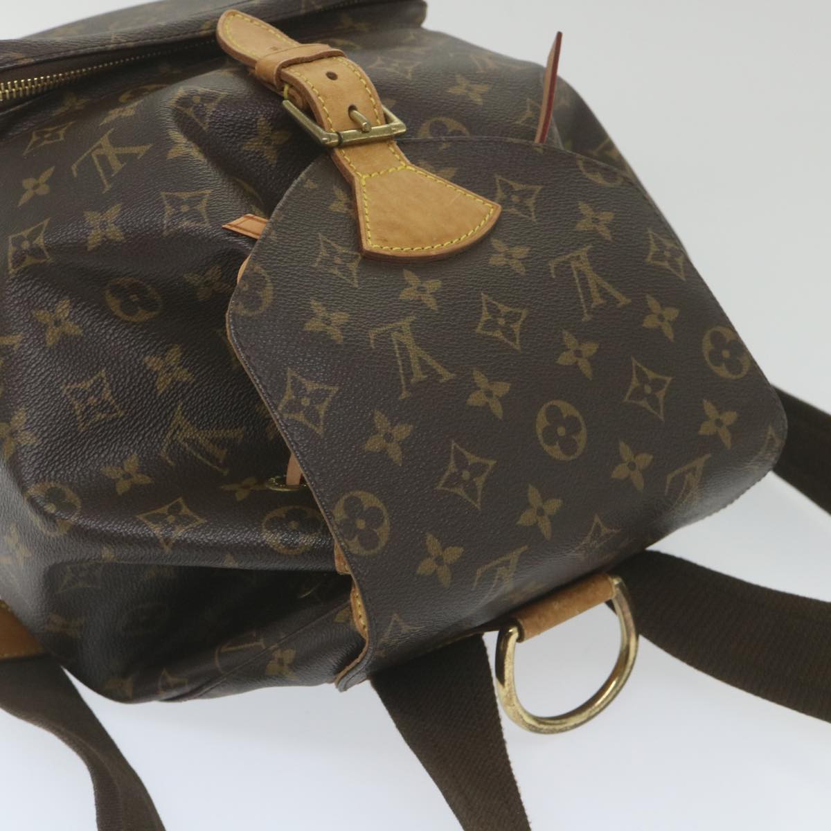 Louis Vuitton Montsouris Canvas Backpack Bag ()
