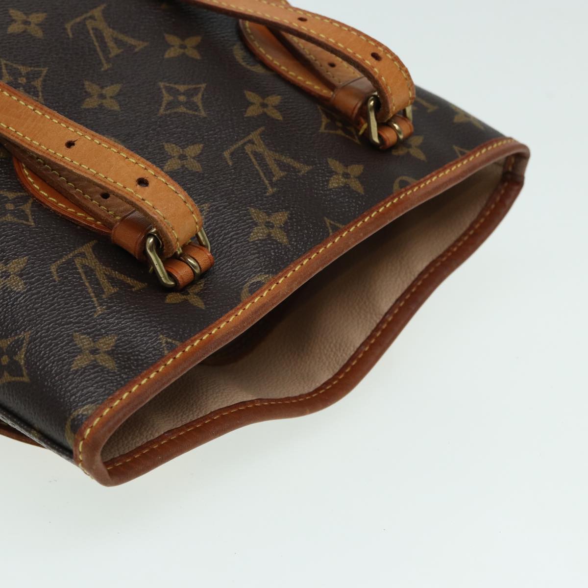 Louis Vuitton Bucket Canvas Shoulder Bag