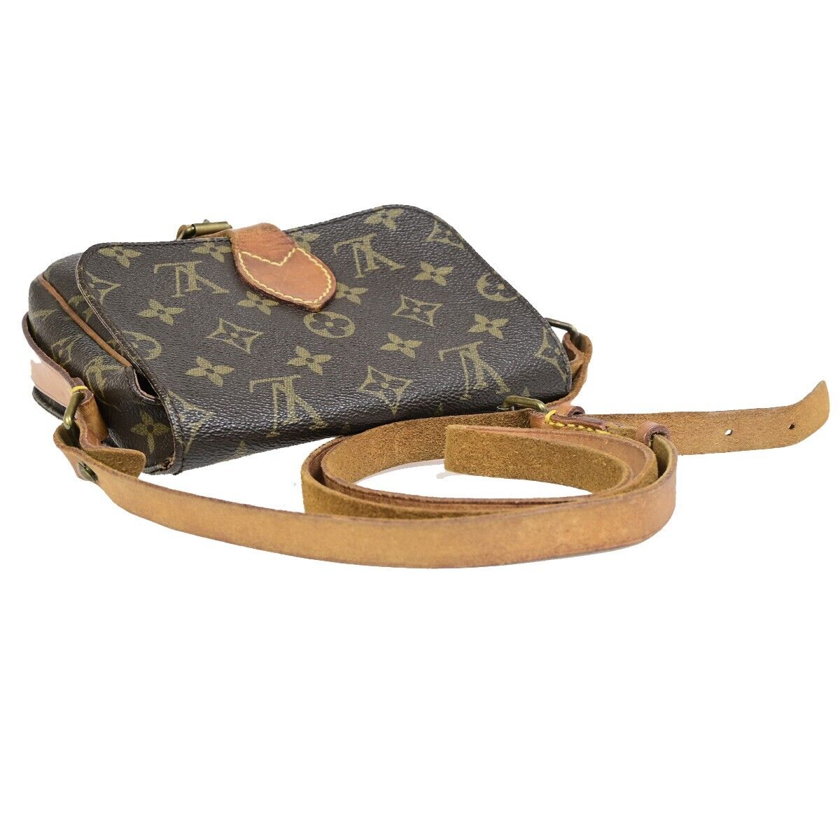 Louis Vuitton Cartouchiere Canvas Shoulder Bag