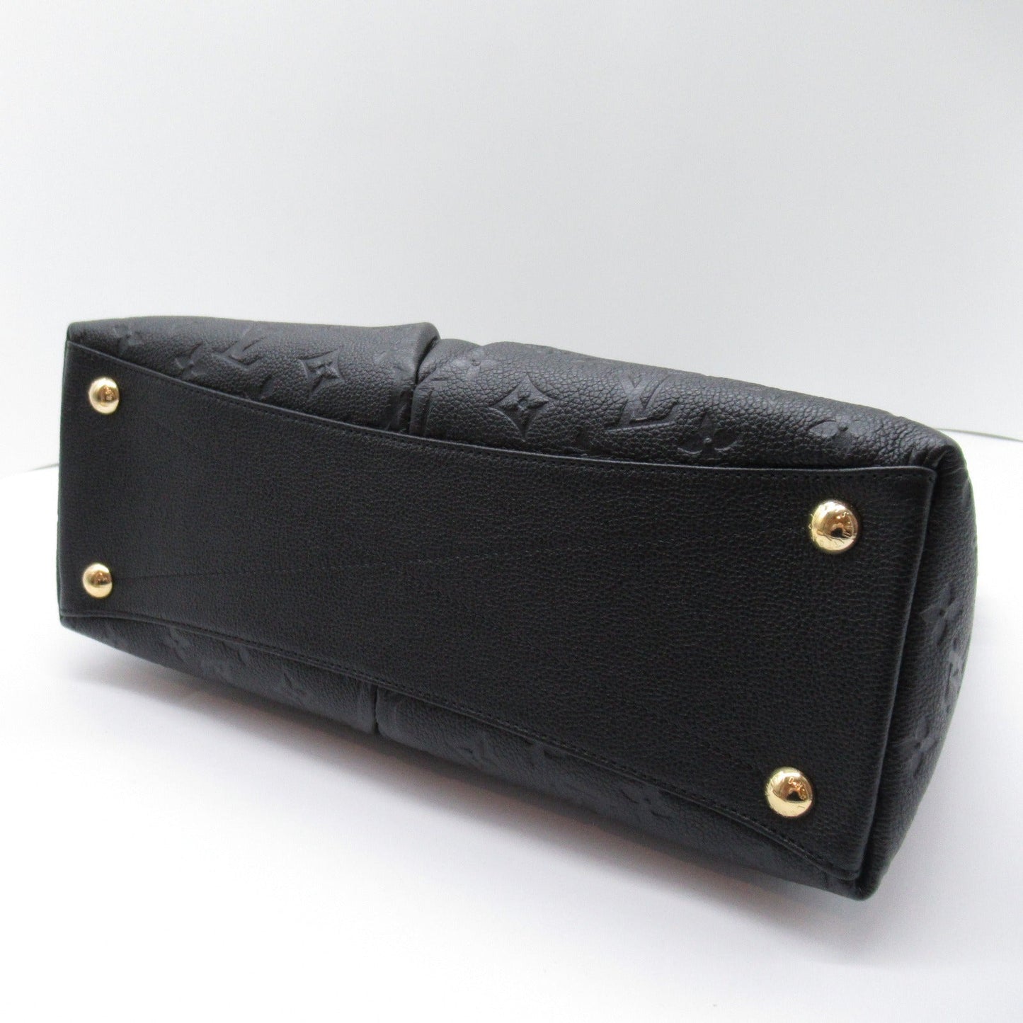 Louis Vuitton V Toot MM Shoulder Bag Leather Monogram Emplant Black M44421