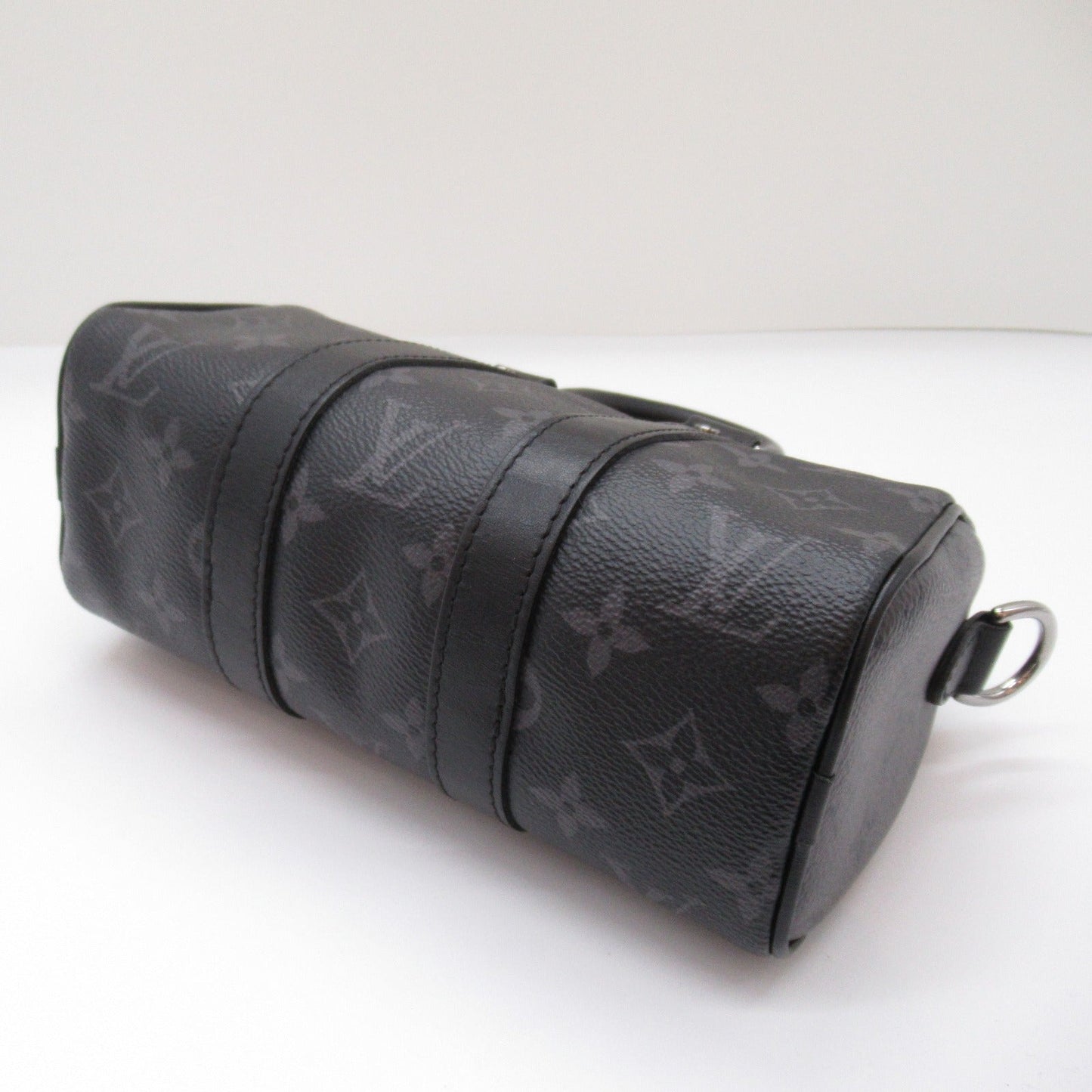Louis Vuitton Louis Vuitton Keepall XS Boston Bag PVC Coated Linen Monogram Black M45947