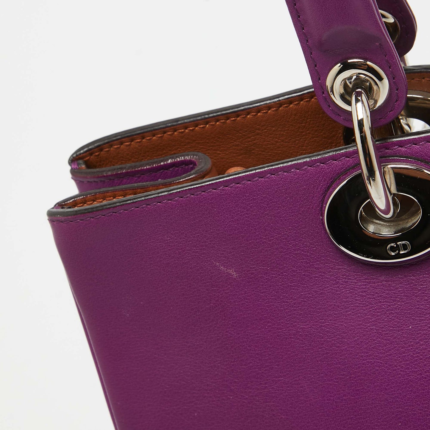 Dior Leather Medium Diorissimo Shopper Tote