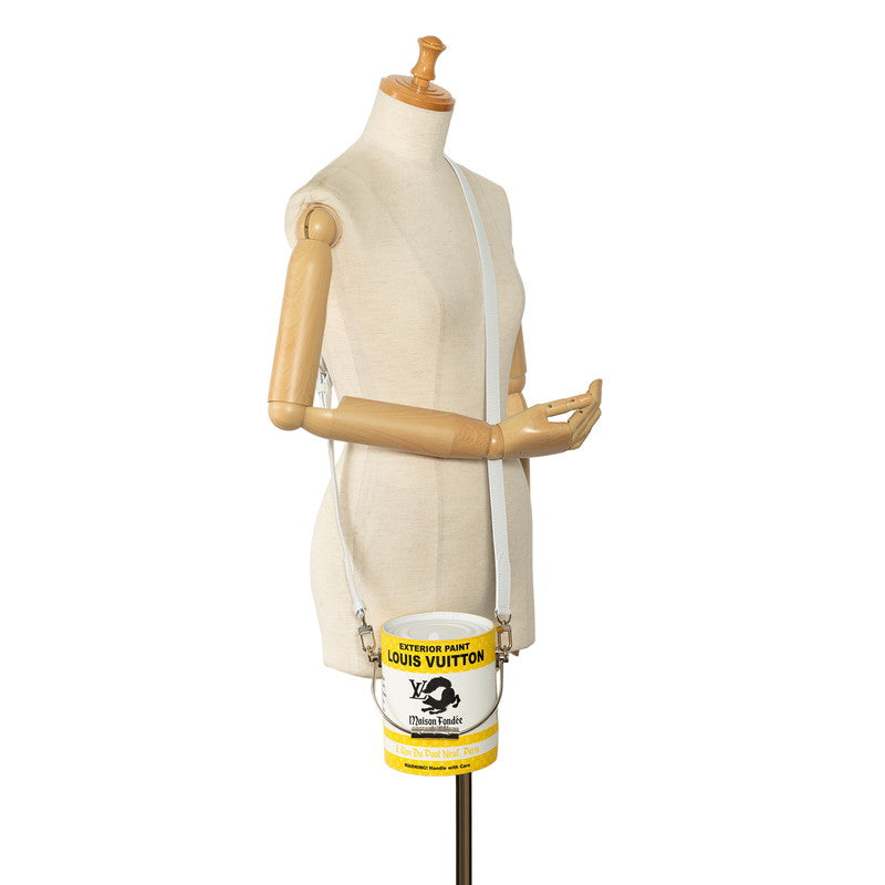 Louis Vuitton Monogram Paint Can Handbag 2WAY M81593 Yellow White PVC Louis Vuitton