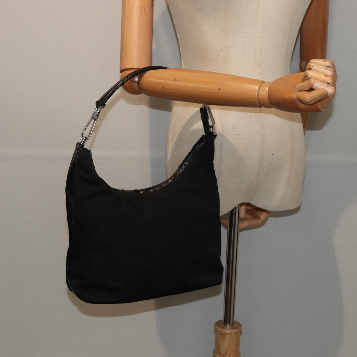GUCCI Shoulder Bag Nylon Black 000 0602 79734