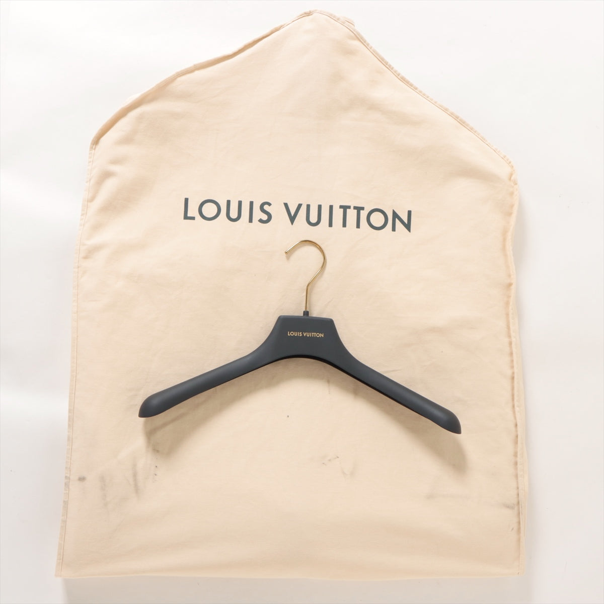 Louis Vuitton 22AW Wool Short Coat 34 Beige RW222W Monogram Hairy Stitched