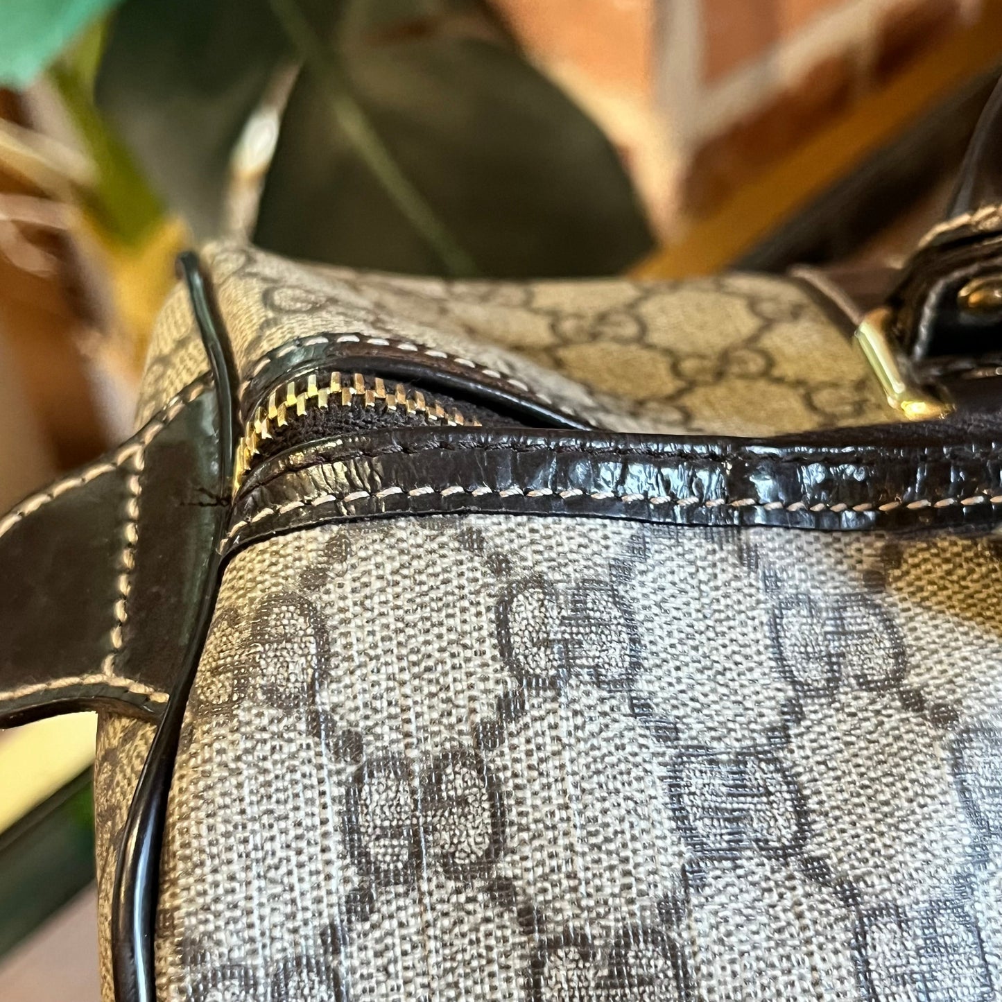 GUCCI Joy Boston Medium GG Coated Canvas Satchel Bag