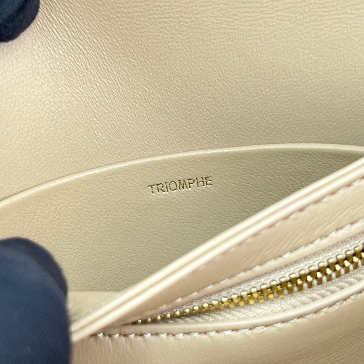 GLAMI Classique Cuir Triomphe Bag Beige For Women 9in/22cm