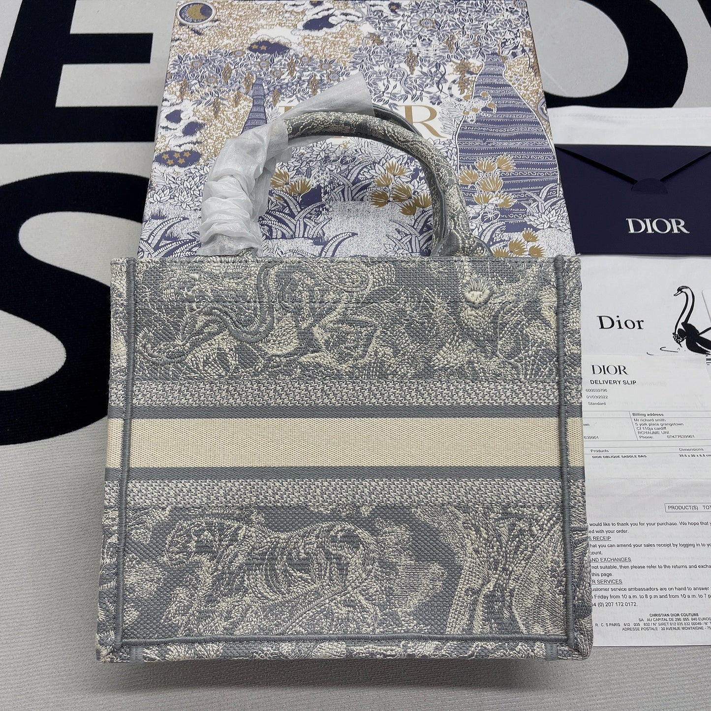 GLAMI Small Book Tote Grey, For Women, Women’s Handbags 26.5cm/10.5in CD