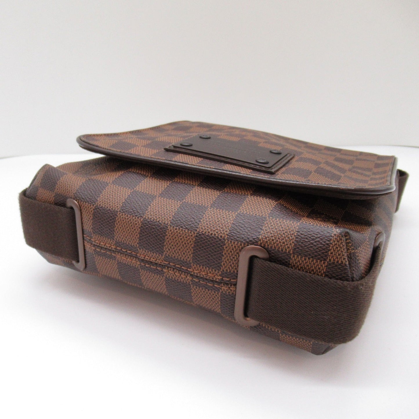 Louis Vuitton Brooklyn Messenger Bag PVC Coated Linen Damiens Brown N51210