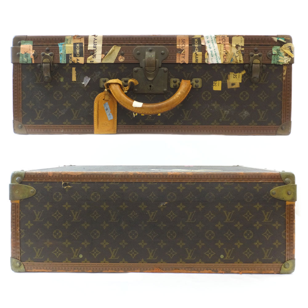 Louis Vuitton Alze - Le 60 Bagg Travel Bag M21228 Monogram Brown G Gold Leather Tr Initial AT