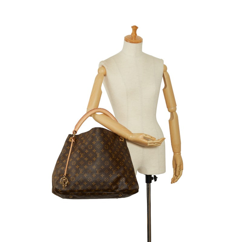 Louis Vuitton Monogram Artsy MM Bag M40249 Brown PVC Leather Louis Vuitton