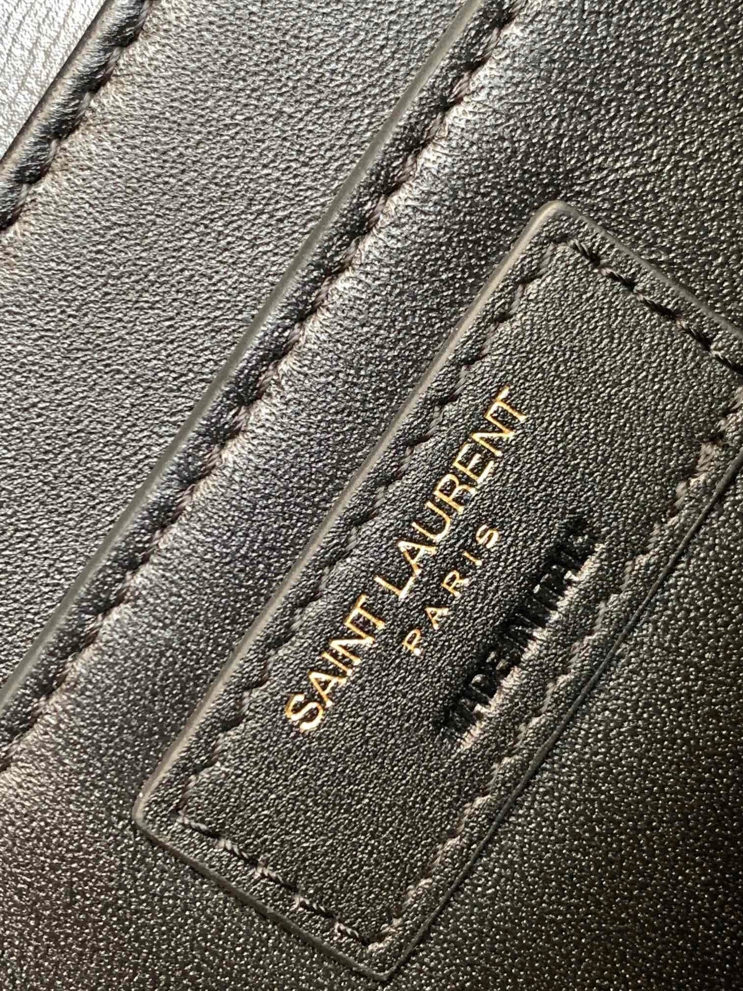 GLAMI Solferino MeGLAMIum Satchel Bag In Box Black With Gold Hardware For Women 9in/23cm YSL 6343050SX0W1000