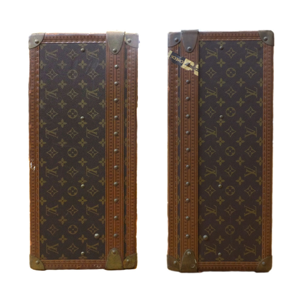 Louis Vuitton Alze-L75 Trunk Bag Travel Bag M21225 Monogram Brown G Gold Leather Tr Initial AT