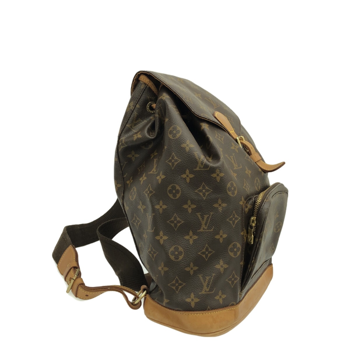 Louis Vuitton Montsouris Gm Canvas Backpack Bag ()