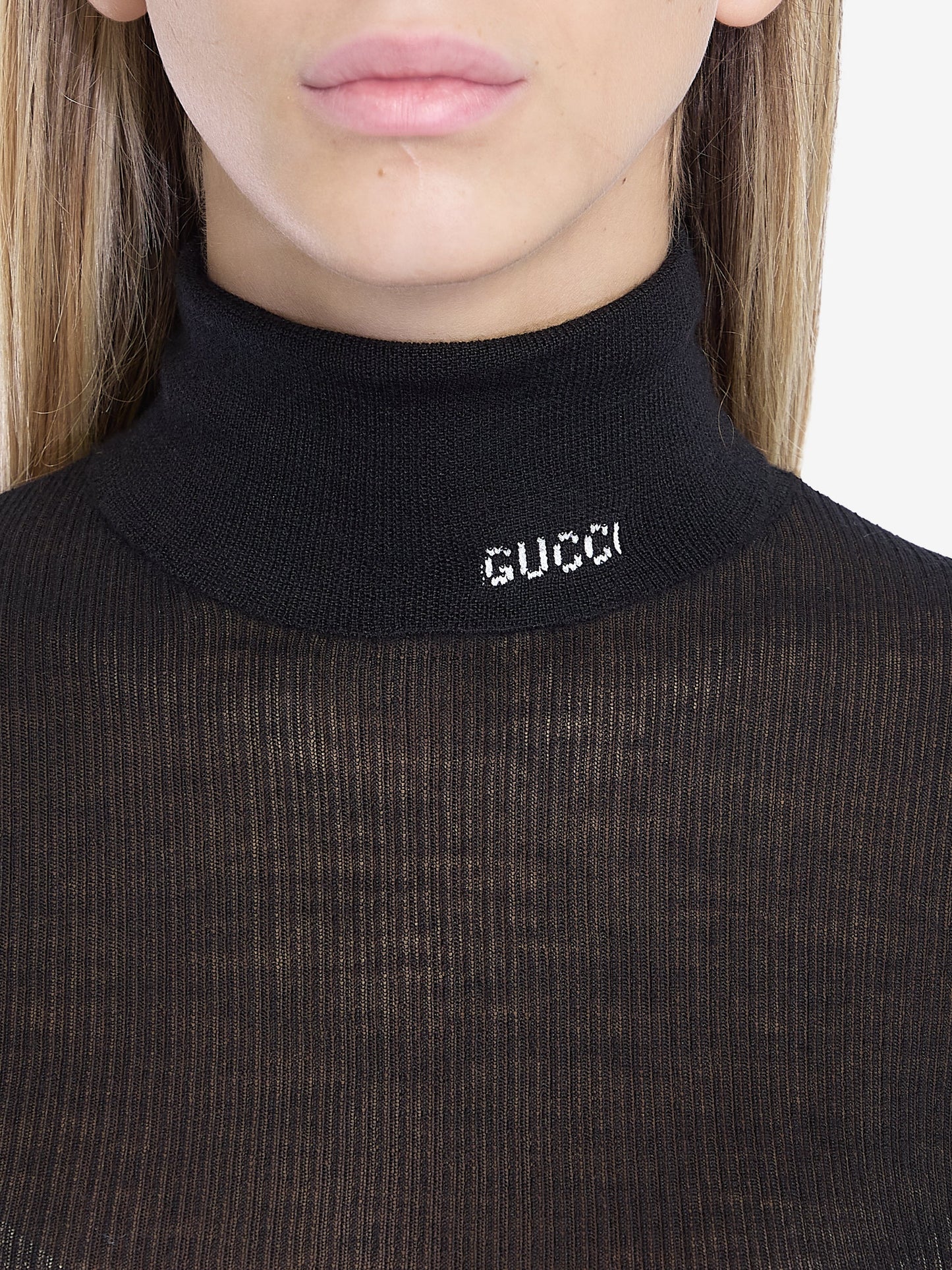 GUCCI High-Neck Mini Blend Top