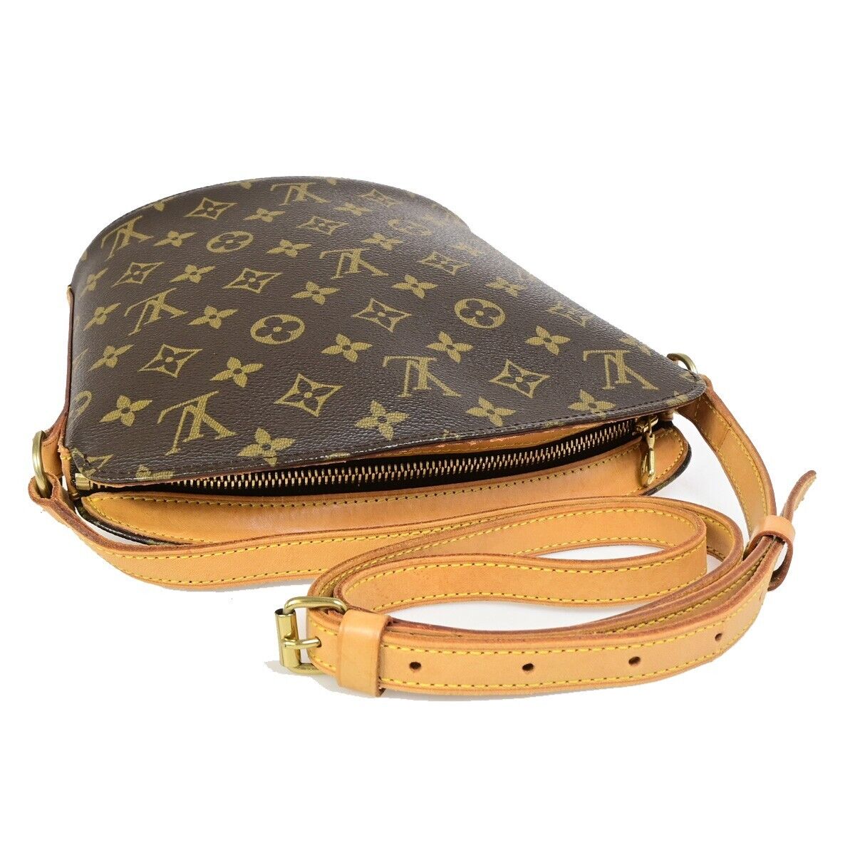 Louis Vuitton Drouot Canvas Shoulder Bag