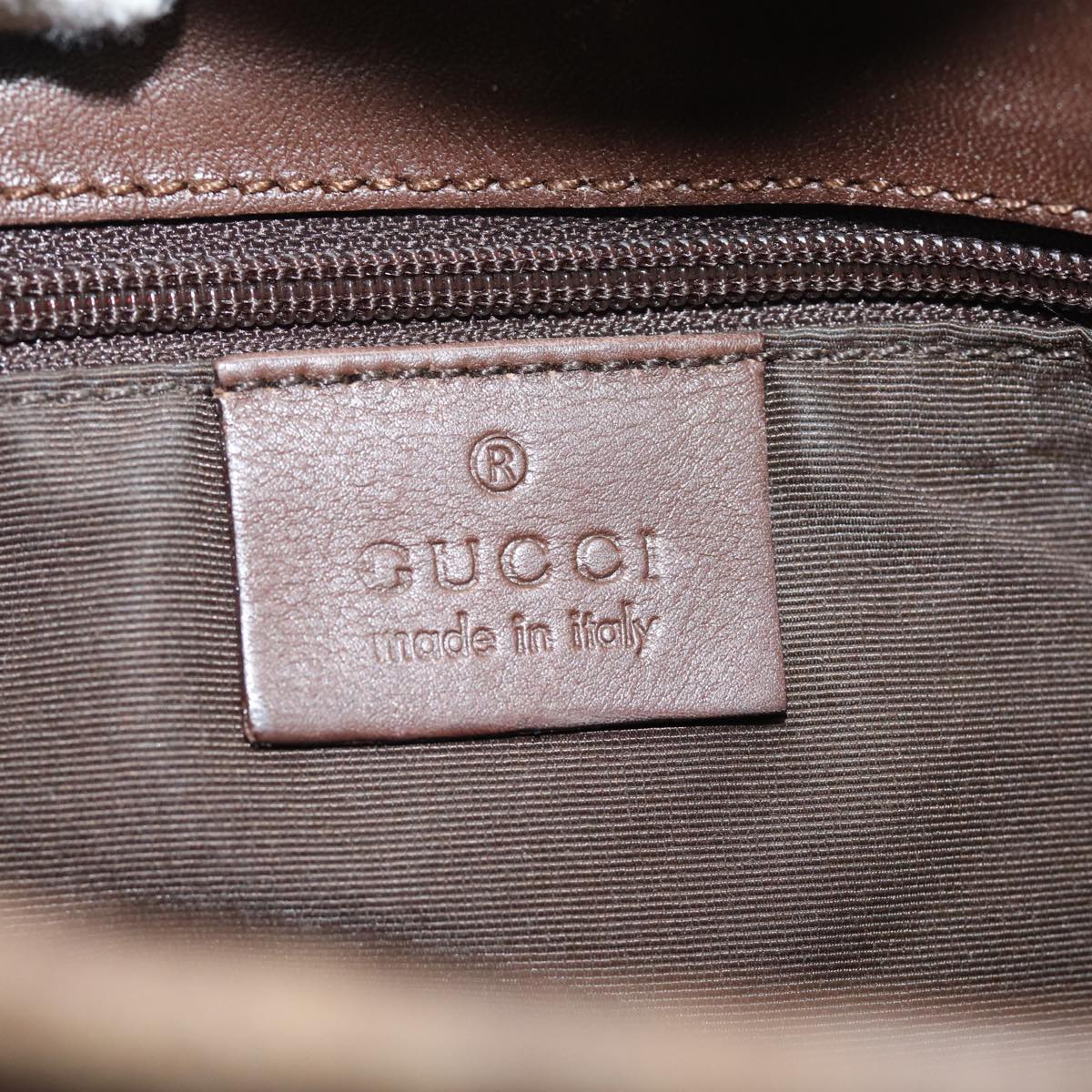 GUCCI GG Canvas Jackie Shoulder Bag Brown 83815