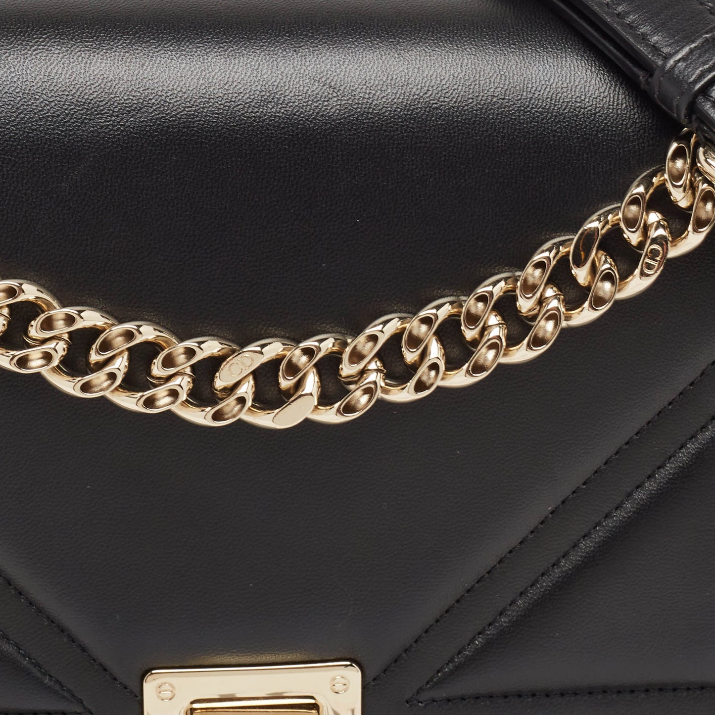 Dior Leather Medium Diorama Flap Shoulder Bag