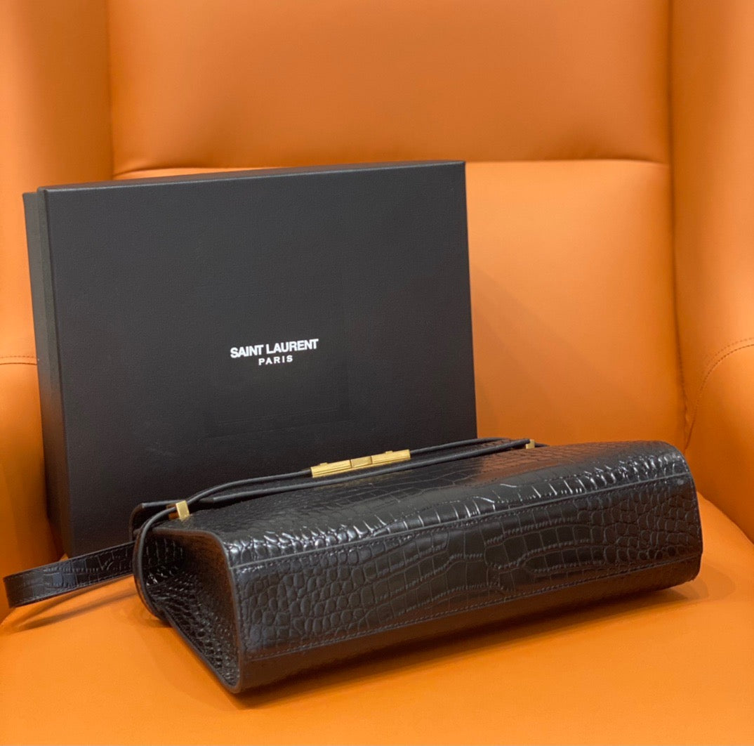 GLAMI Manhattan Shoulder Bag Black For Women 11.4in/29cm YSL 579271DND0J1000